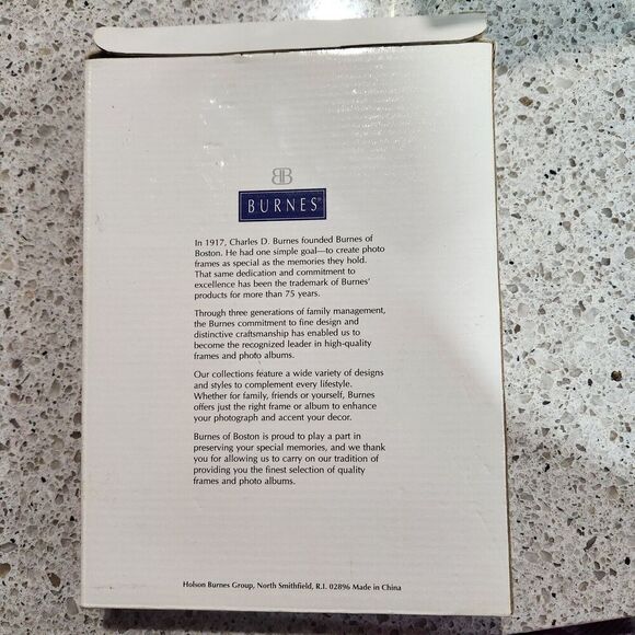 Burnes of Boston 4 x 6" Picture Frame Holds 6 Pictures Open Box - Picture 8 of 8